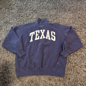 Vintage Russell Athletic Texas‎ Crewneck Sweatshirt XXL College Pullover